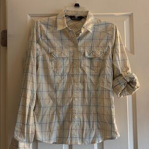 🆕 Arc'teryx Cream Plaid Shirt